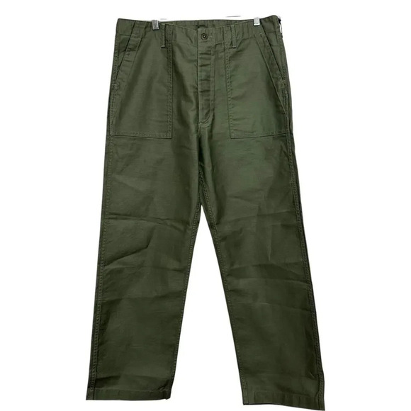 Re/Done men’s NWOT’s Worker straight leg khaki trousers. Size 34 - Picture 1 of 5